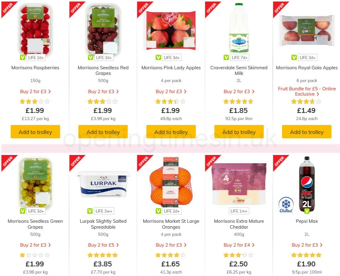 Morrisons Offers from 9 March