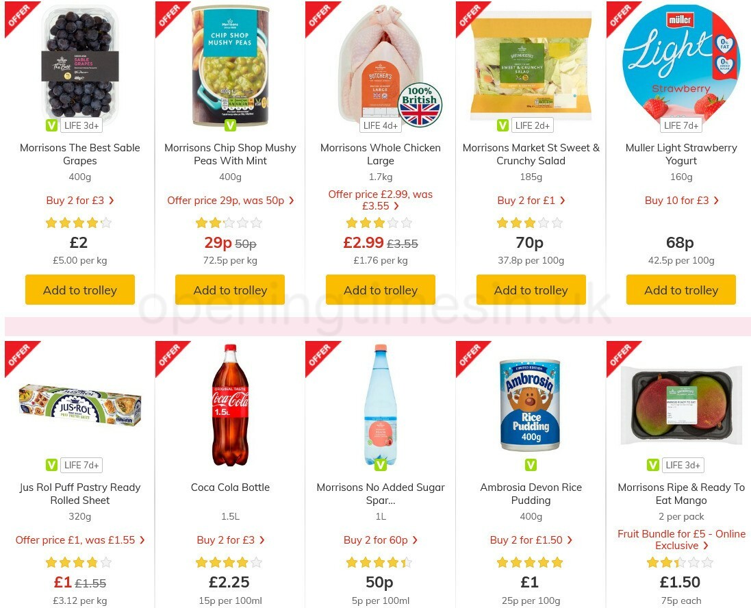 Morrisons Offers from 9 March