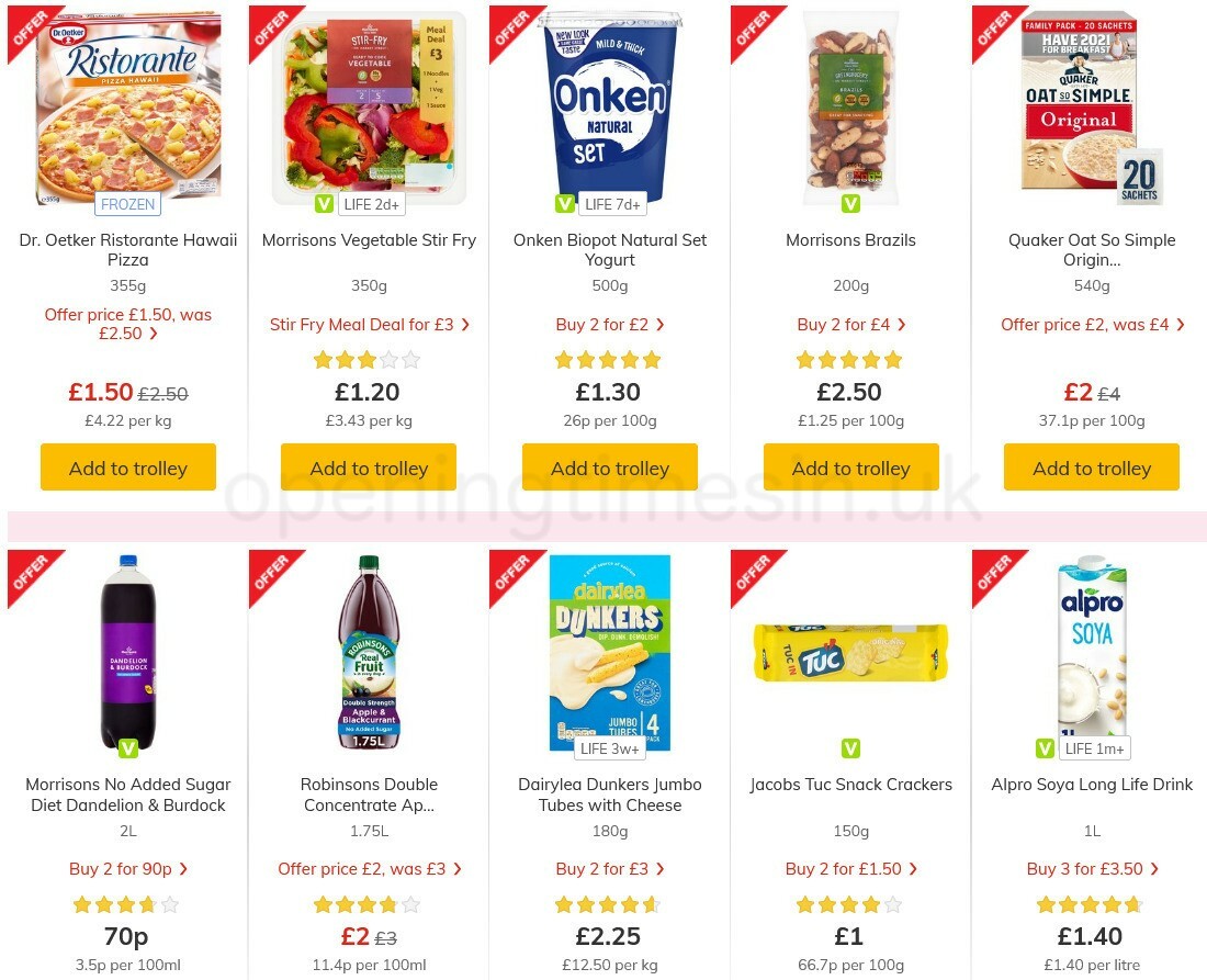 Morrisons Offers from 23 March