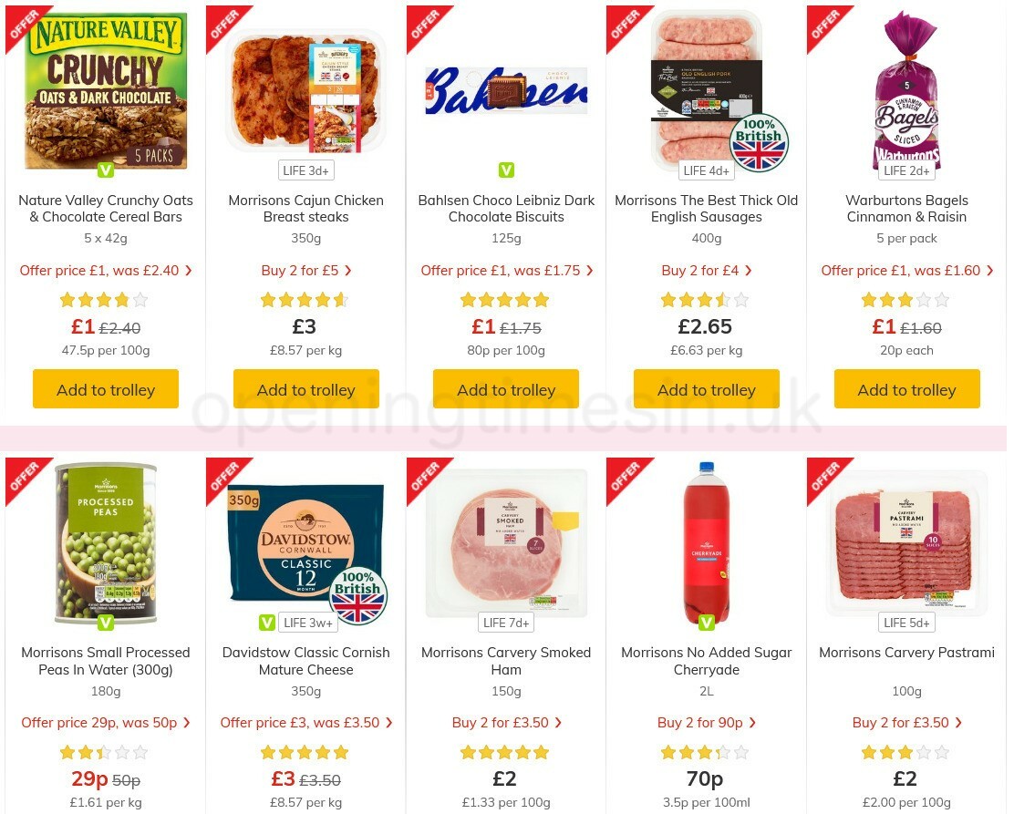 Morrisons Offers from 23 March