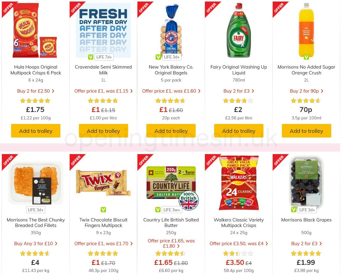 Morrisons Offers from 6 April
