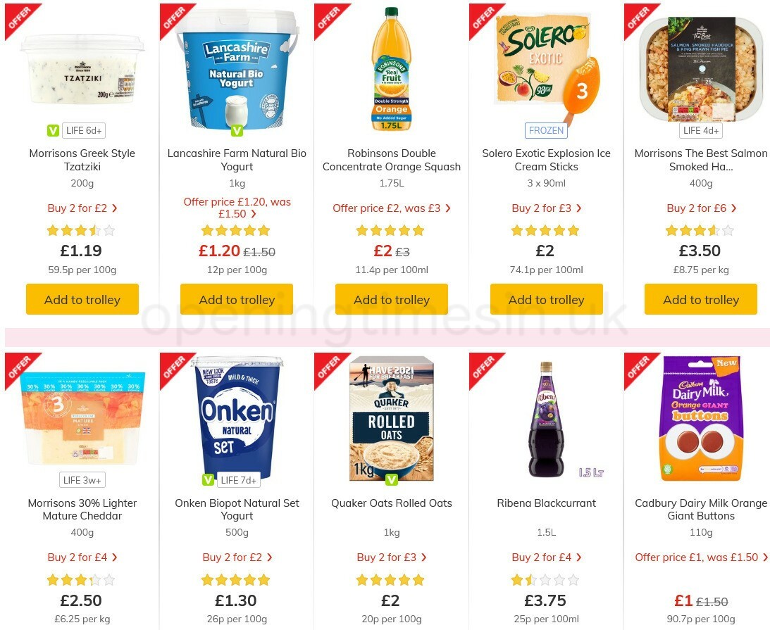 Morrisons Offers from 6 April