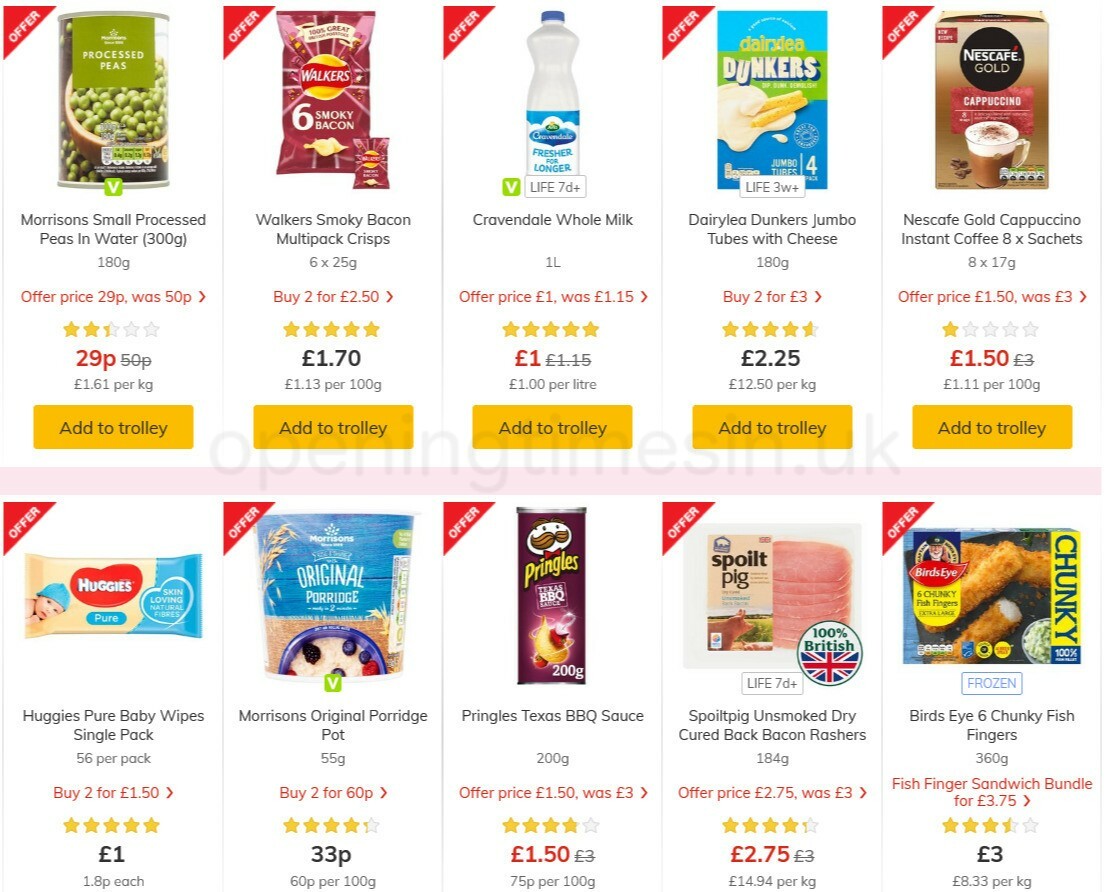 Morrisons Offers from 6 April
