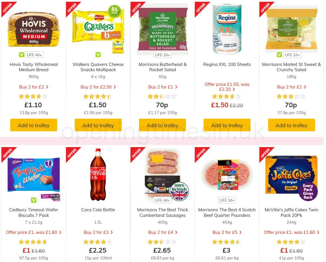 Morrisons Offers from 4 May
