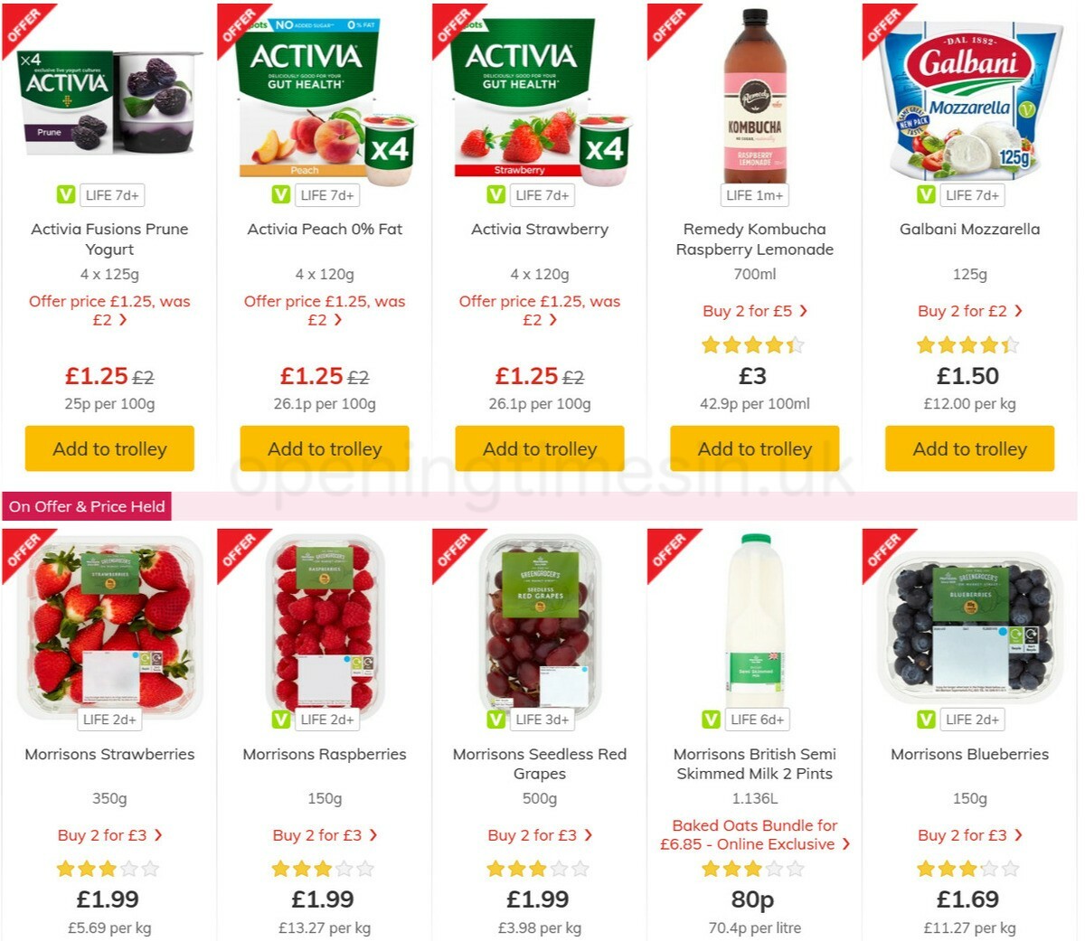 Morrisons Offers from 11 May