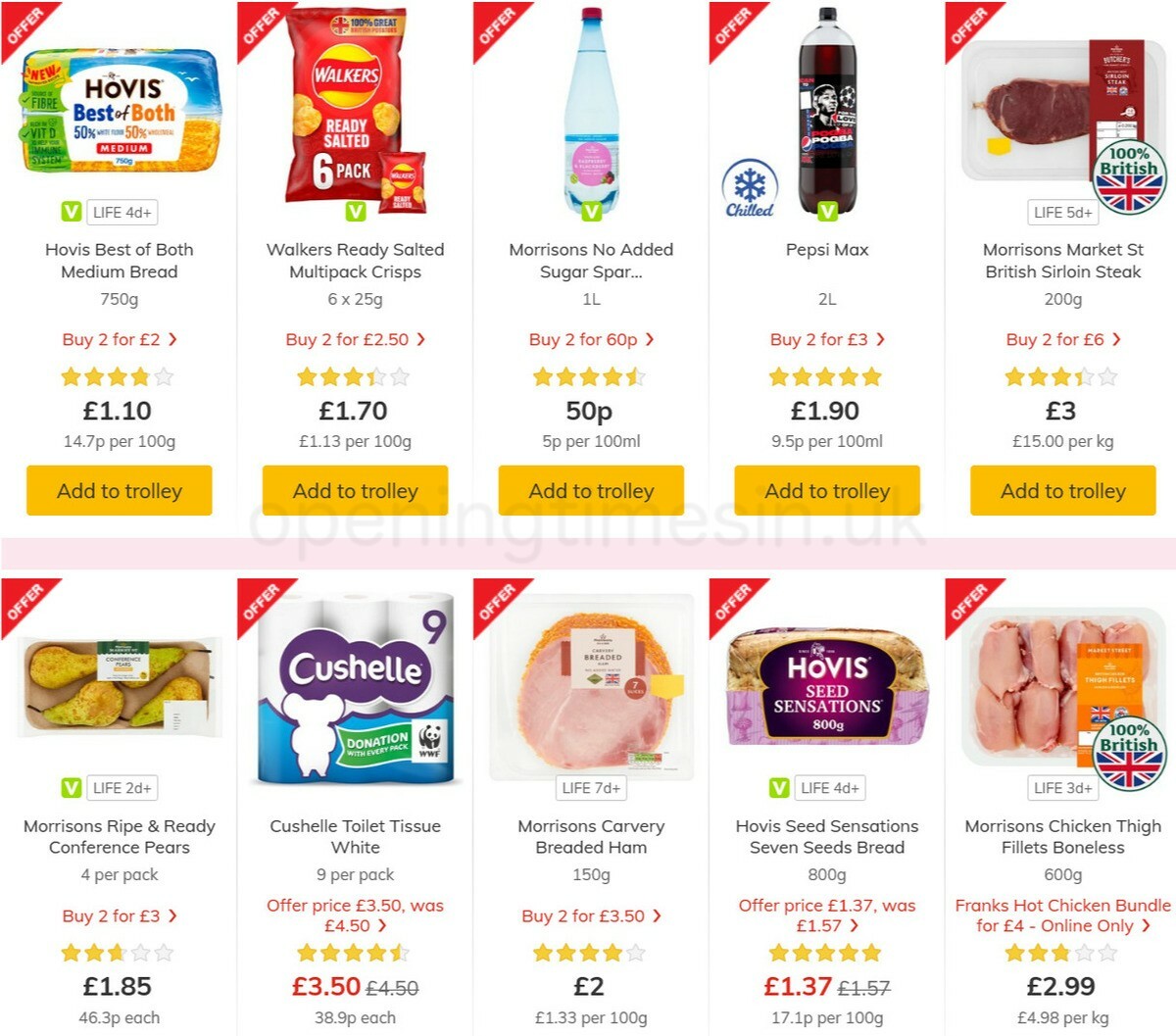 Morrisons Offers from 11 May