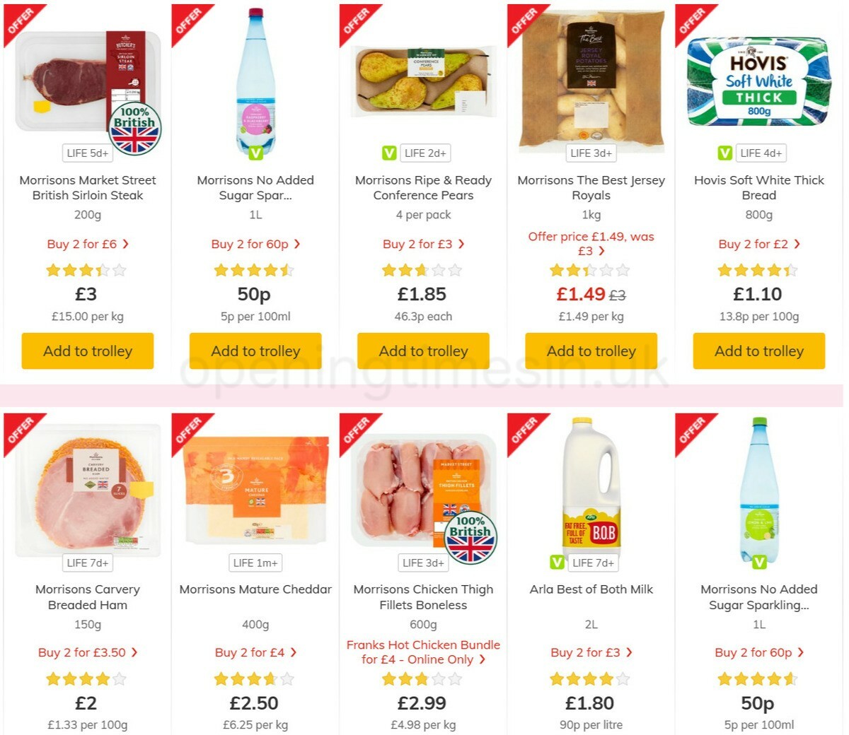 Morrisons Offers from 18 May