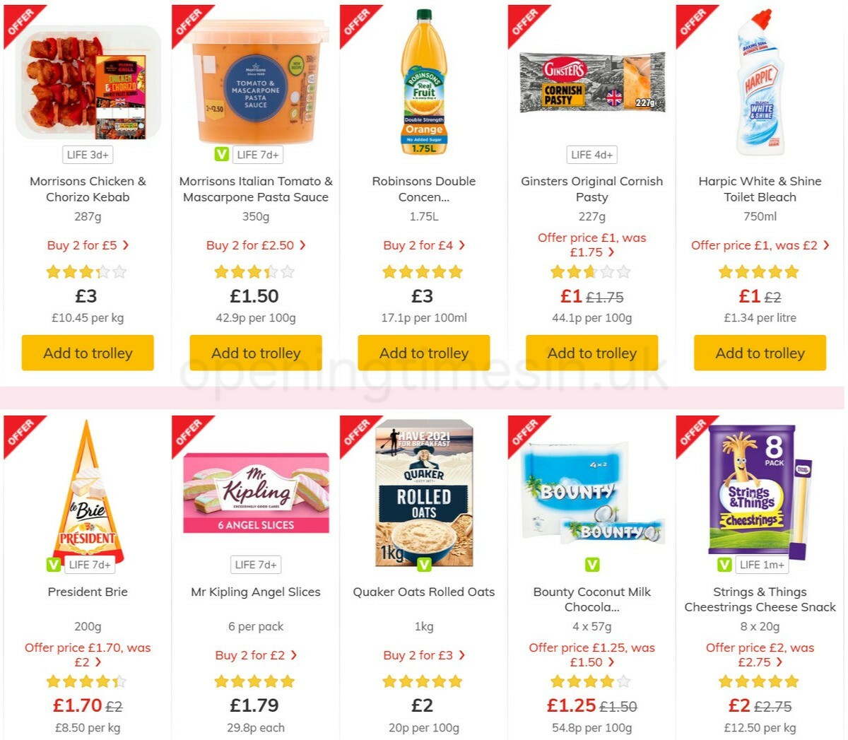 Morrisons Offers from 18 May