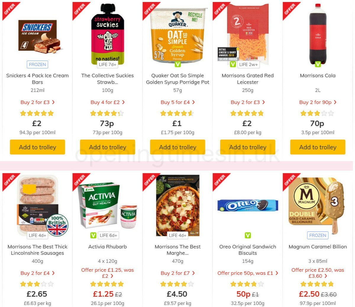 Morrisons Offers from 18 May