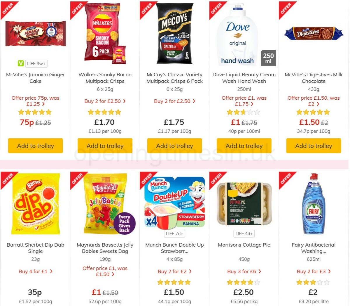 Morrisons Offers from 18 May