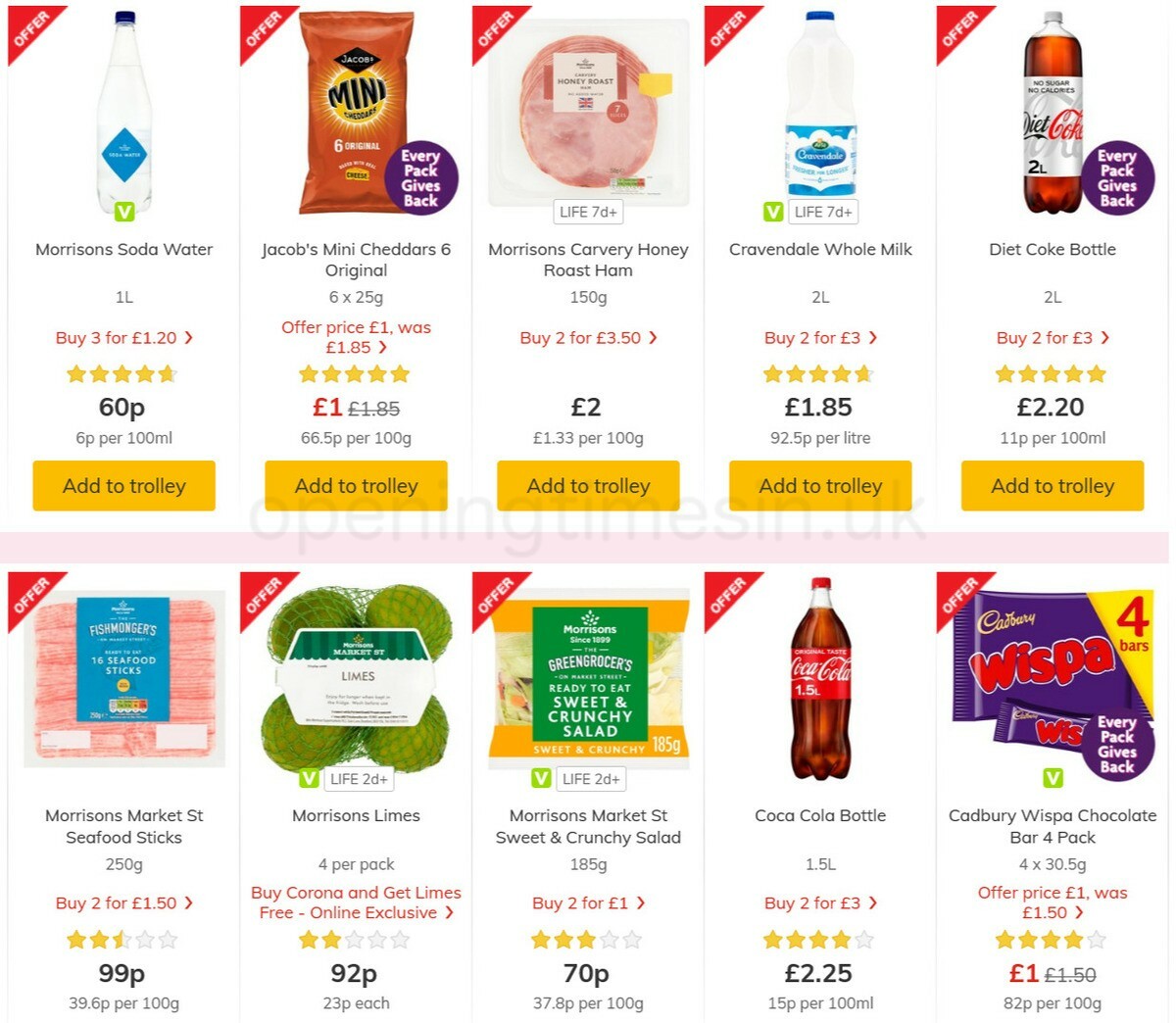 Morrisons Offers from 18 May