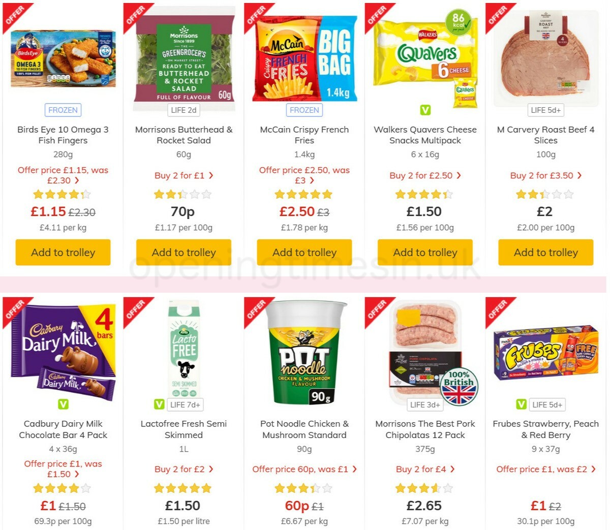 Morrisons Offers from 18 May