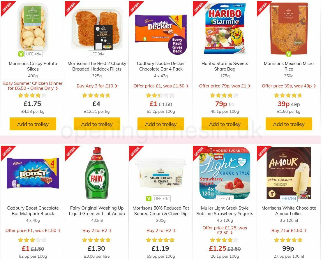 Morrisons Offers from 12 July