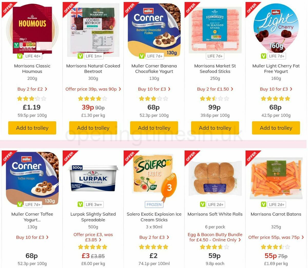 Morrisons Offers from 3 August