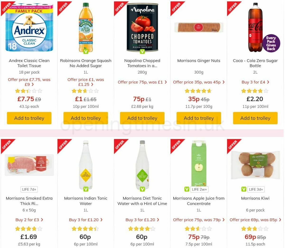 Morrisons Offers from 3 August