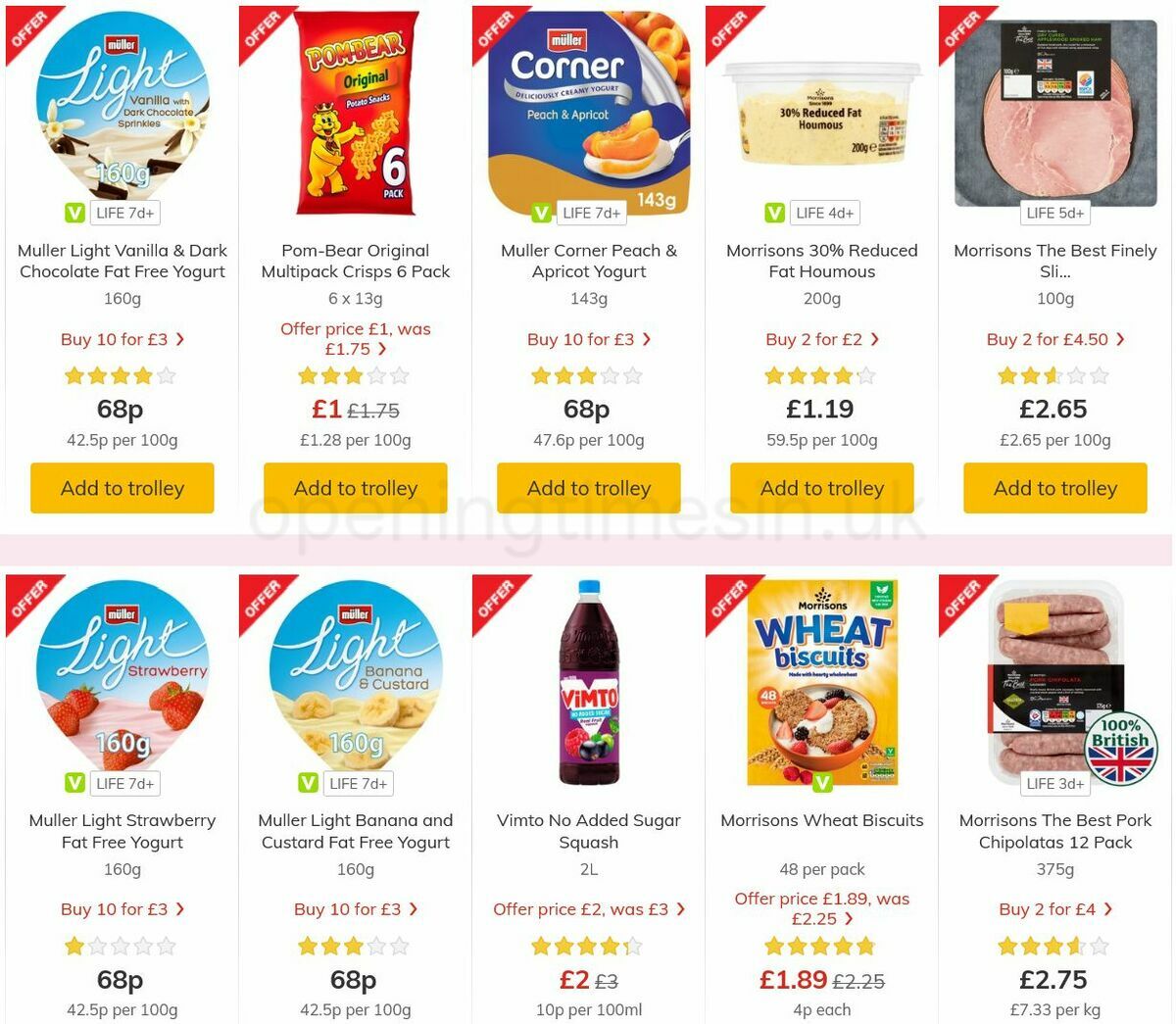 Morrisons Offers from 3 August