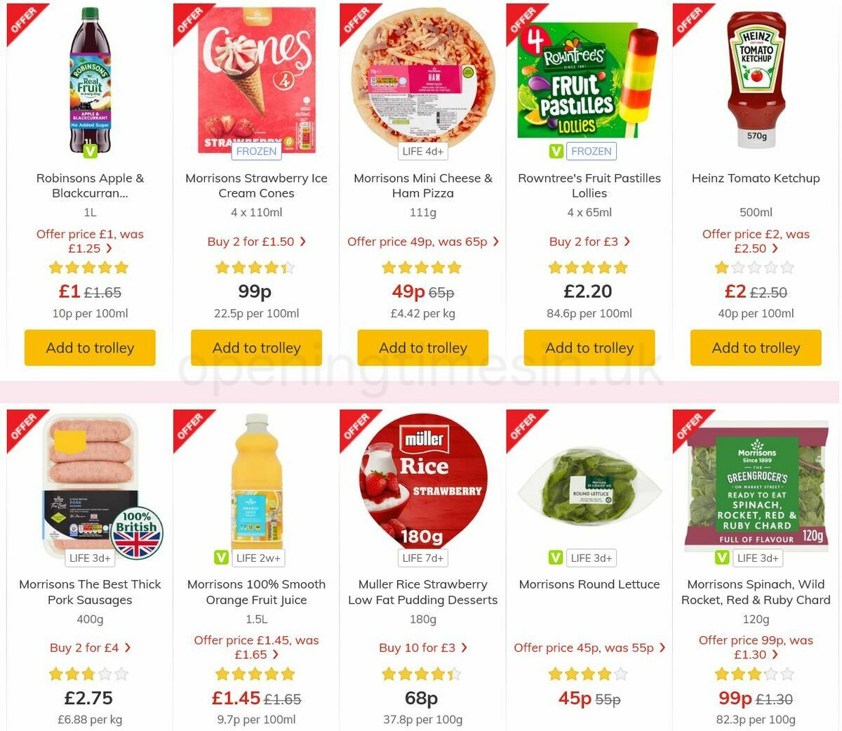 Morrisons Offers from 3 August