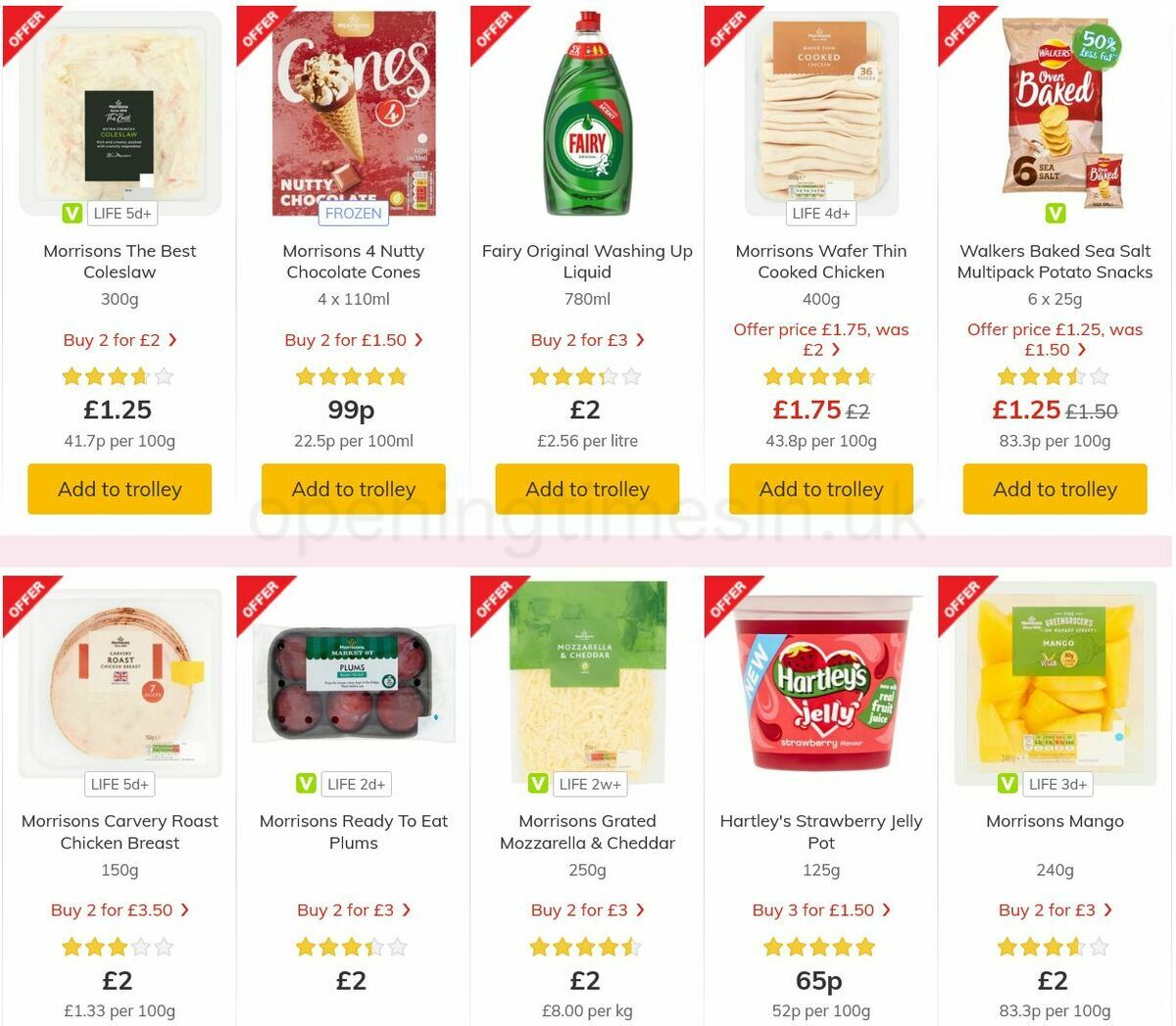 Morrisons Offers from 3 August