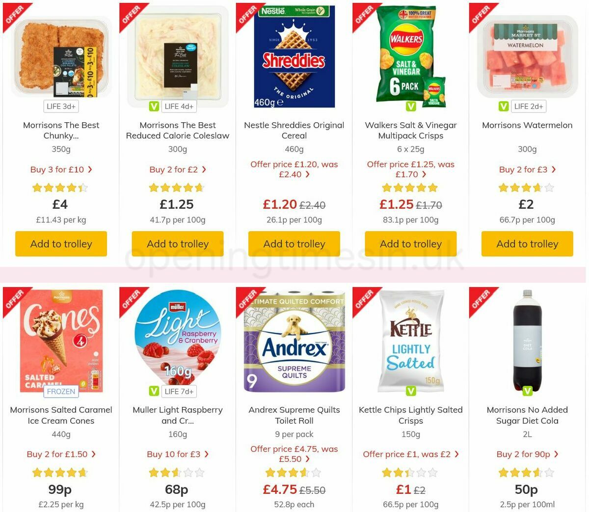 Morrisons Offers from 3 August