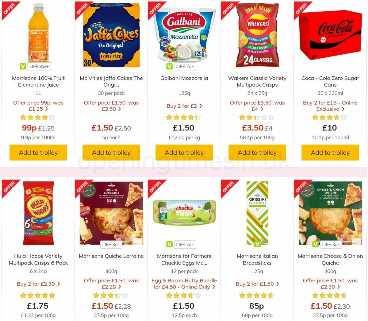 Morrisons Offers from 3 August