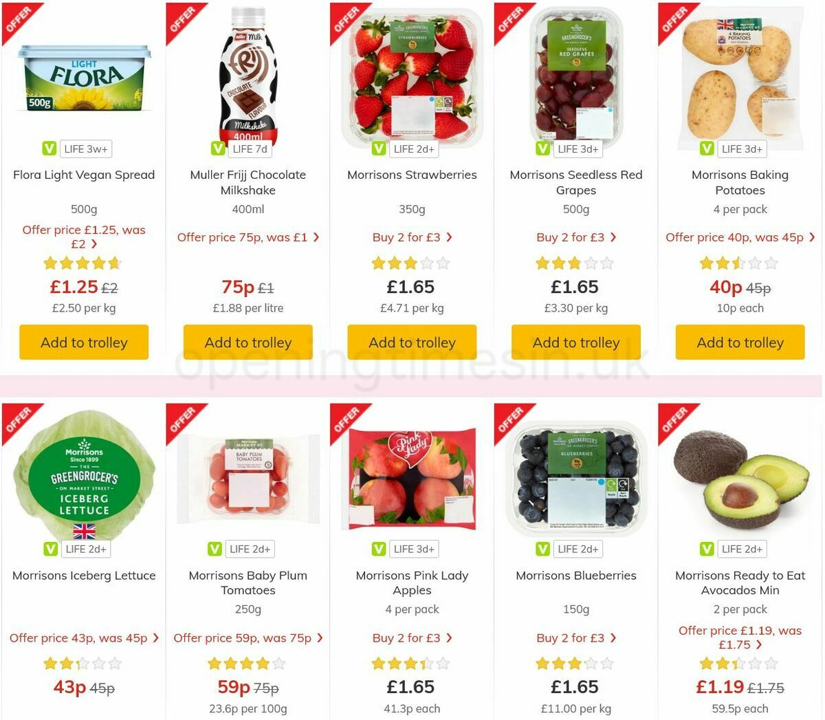 Morrisons Offers from 3 August