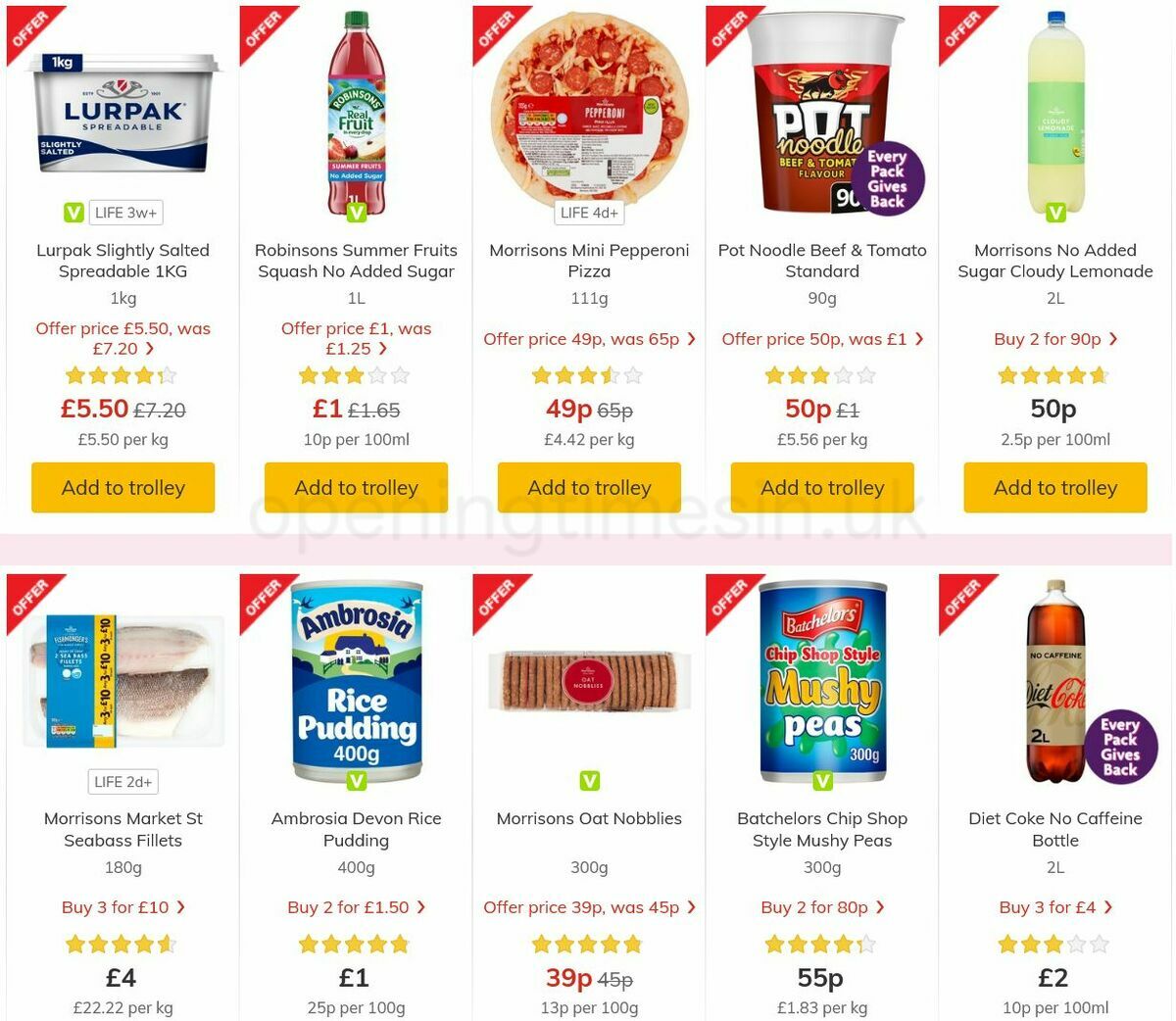 Morrisons Offers from 3 August