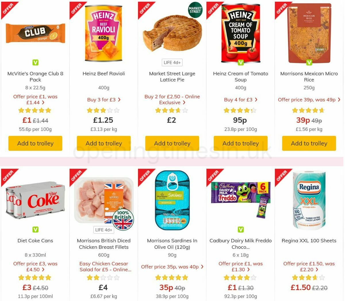 Morrisons Offers from 3 August