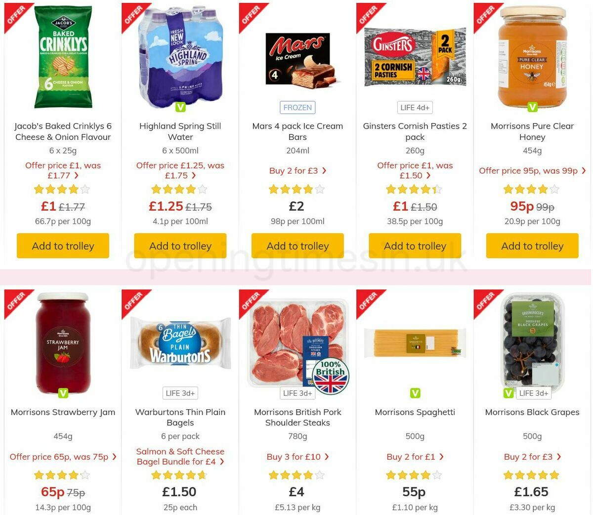 Morrisons Offers from 3 August