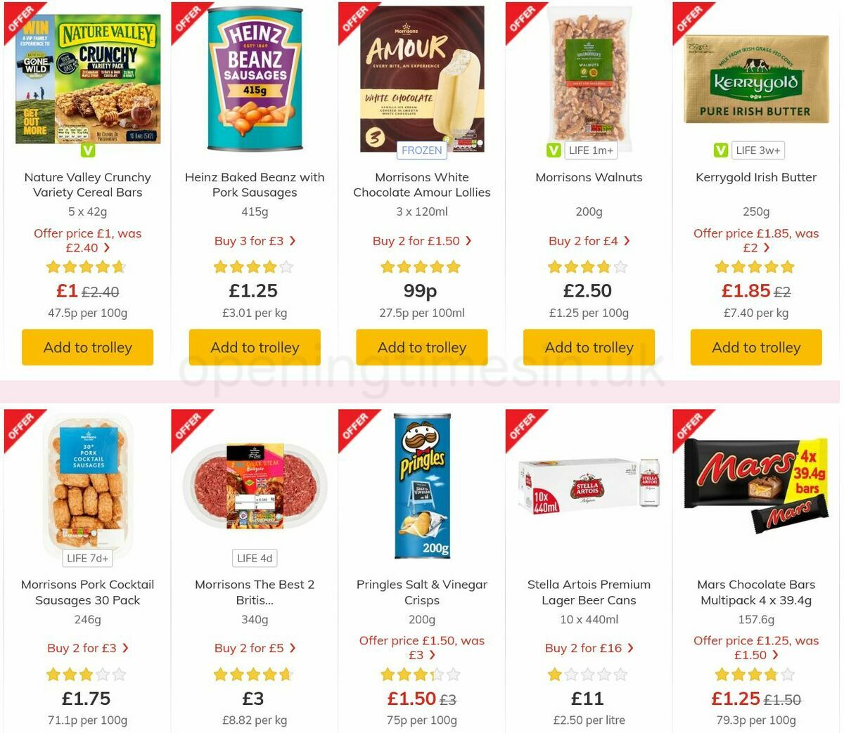 Morrisons Offers from 3 August