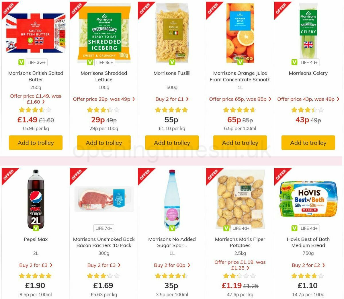 Morrisons Offers from 3 August