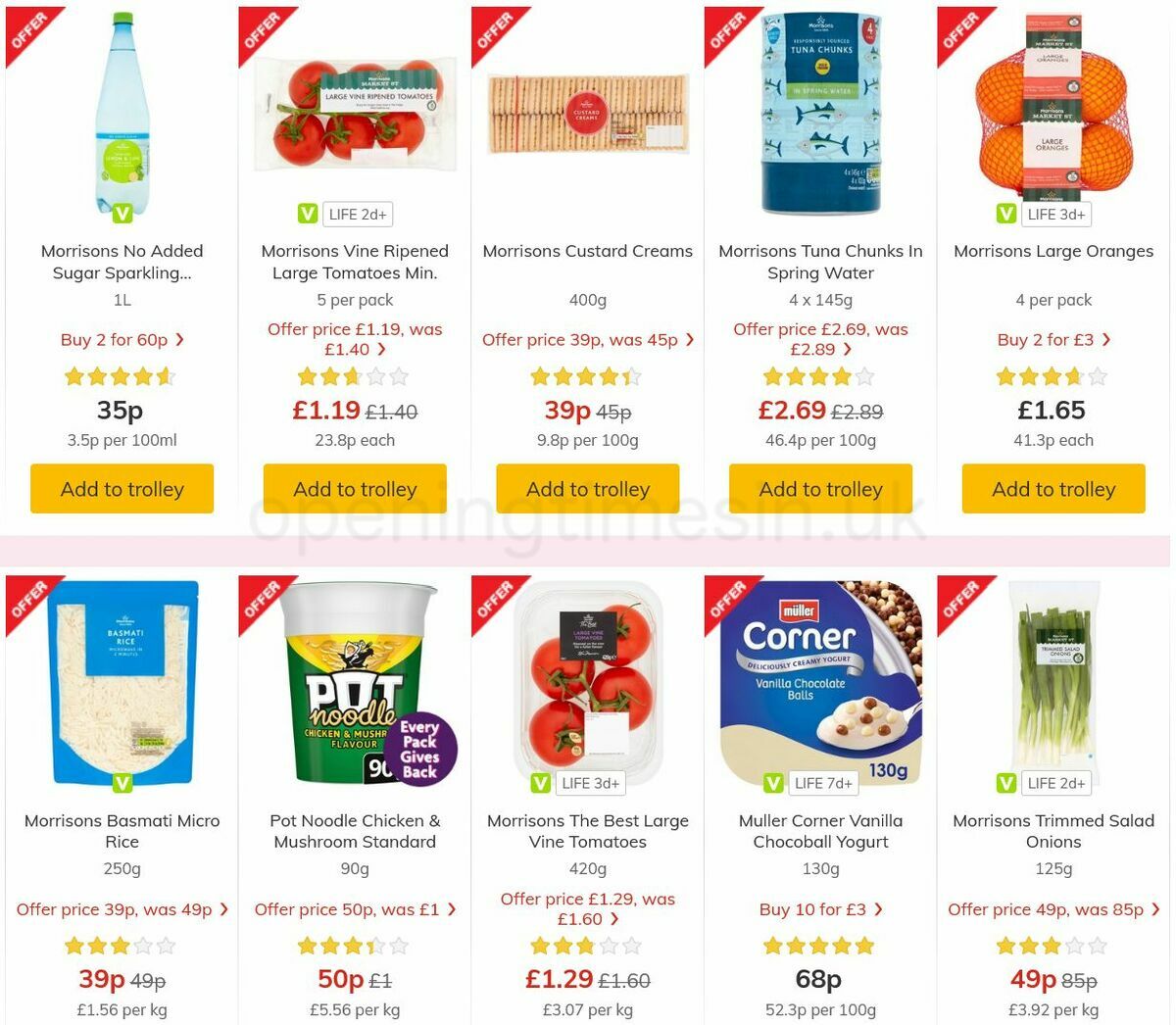 Morrisons Offers from 3 August