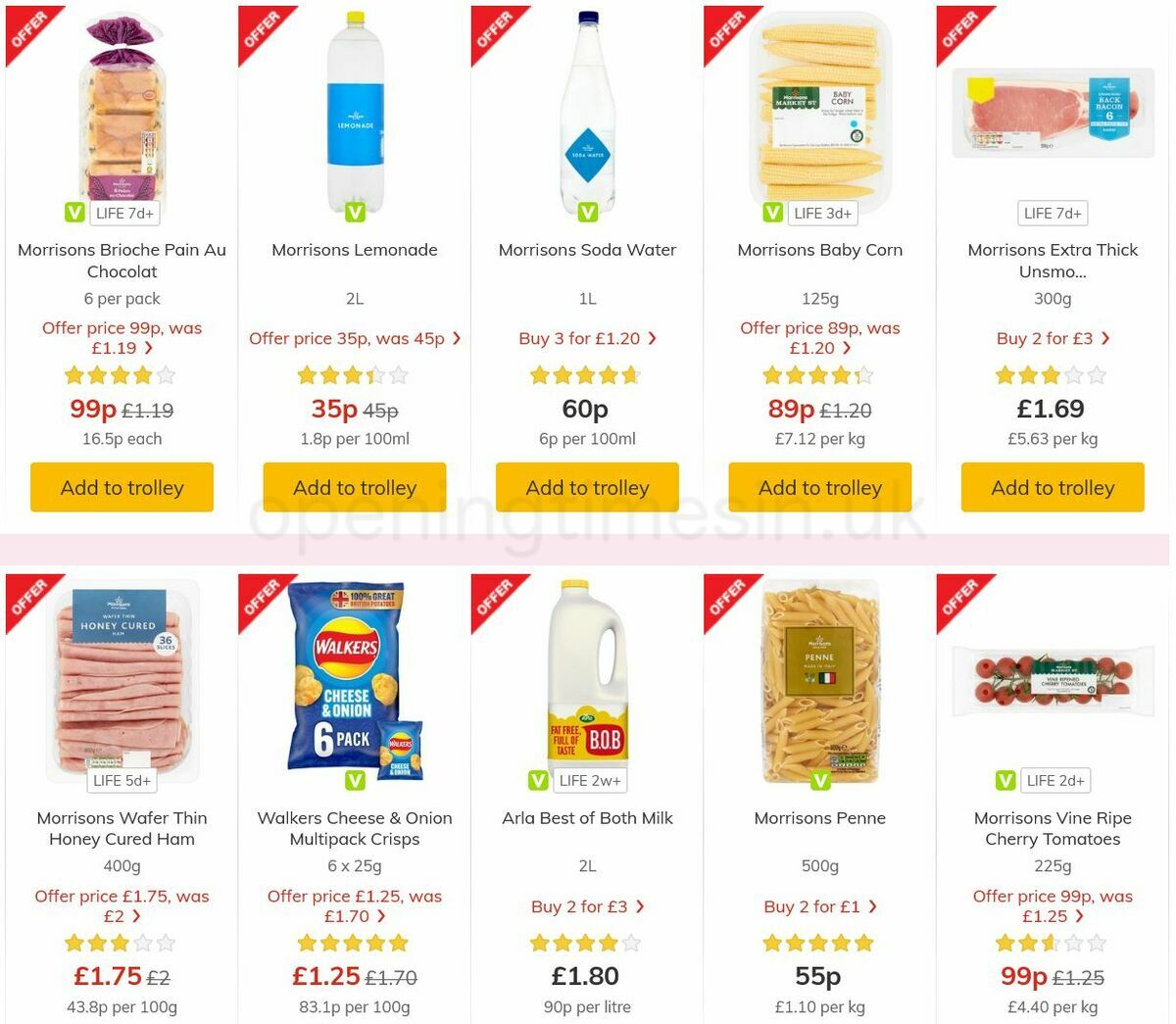 Morrisons Offers from 3 August