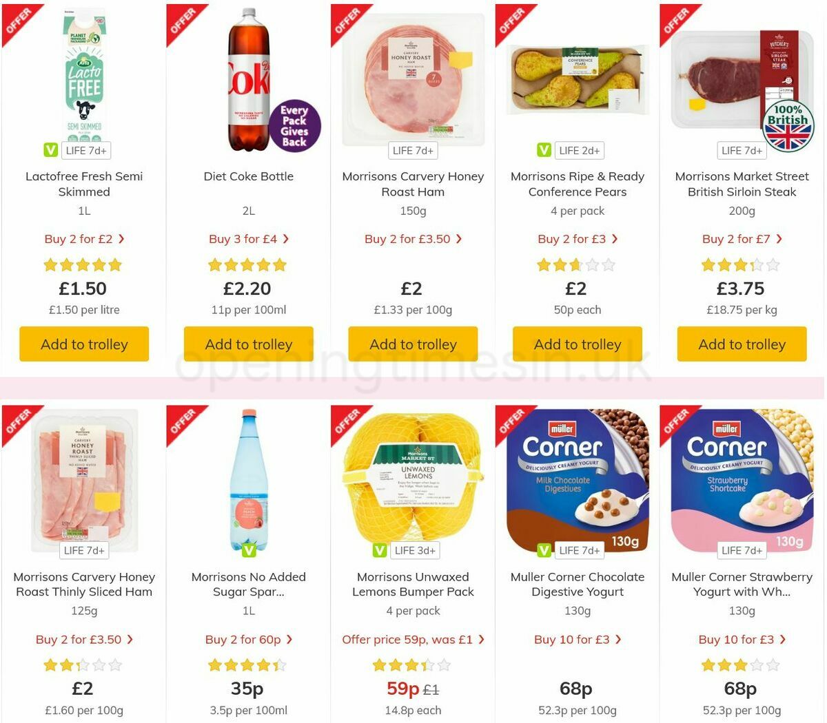 Morrisons Offers from 3 August