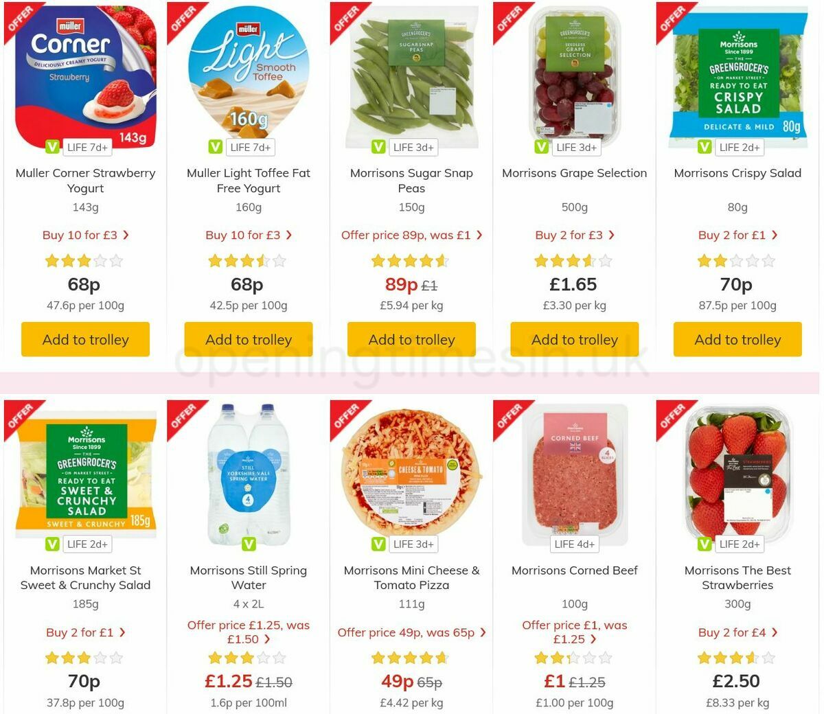 Morrisons Offers from 3 August