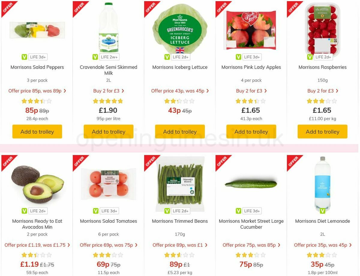 Morrisons Offers from 10 August