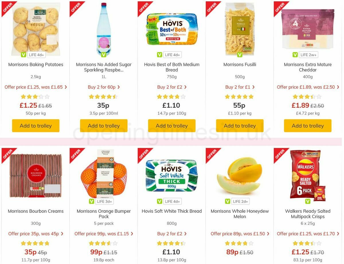 Morrisons Offers from 10 August