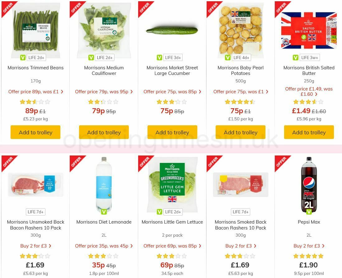 Morrisons Offers from 24 August