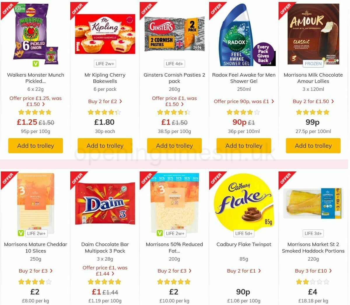 Morrisons Offers from 31 August