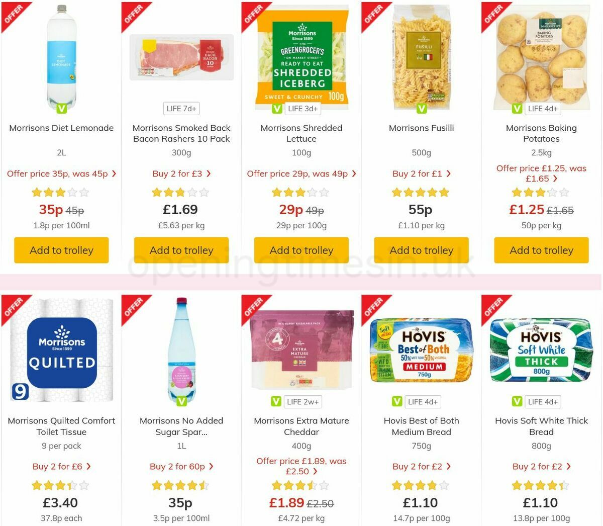 Morrisons Offers from 31 August