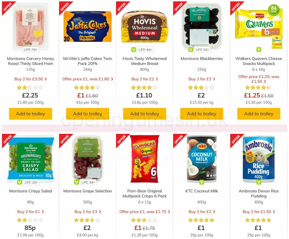 Morrisons Offers from 12 October