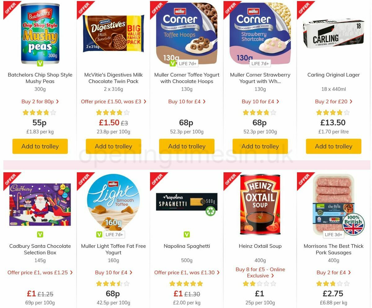 Morrisons Offers from 6 December
