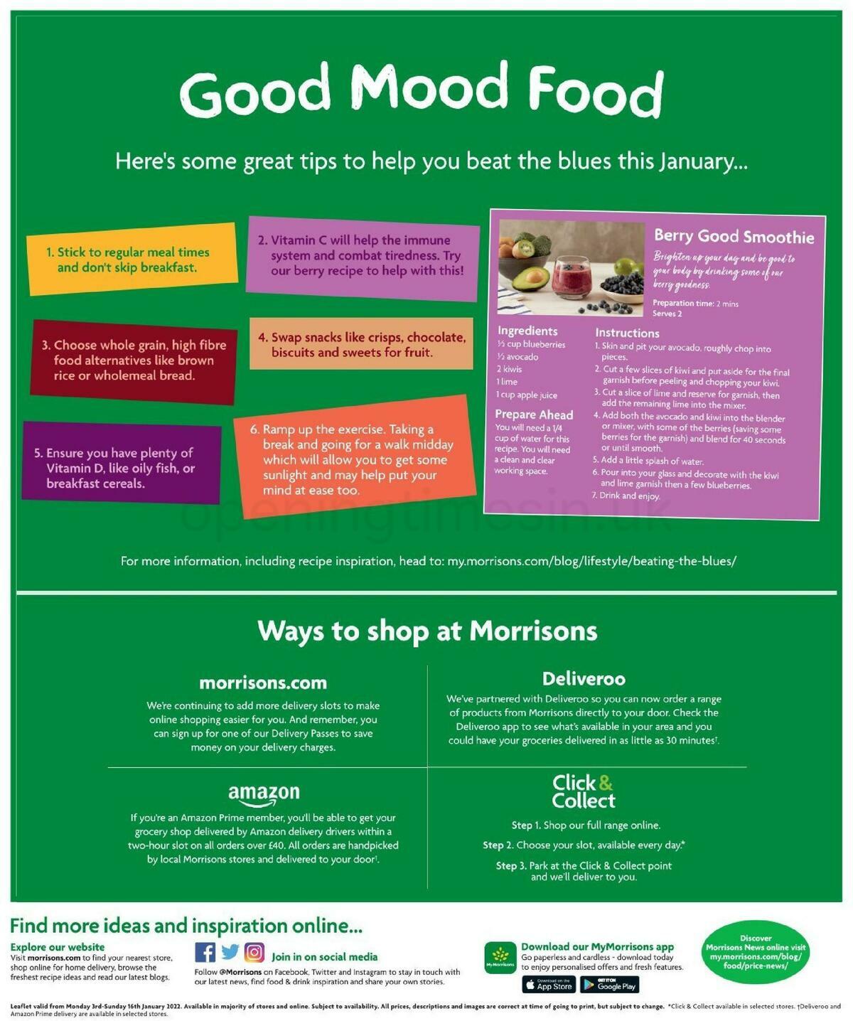Morrisons Offers from January 3