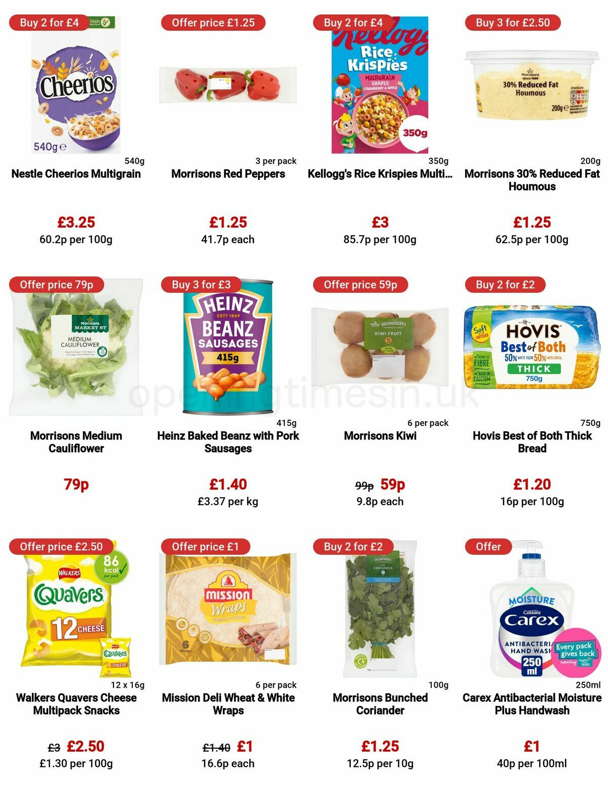 Morrisons Offers from 29 March
