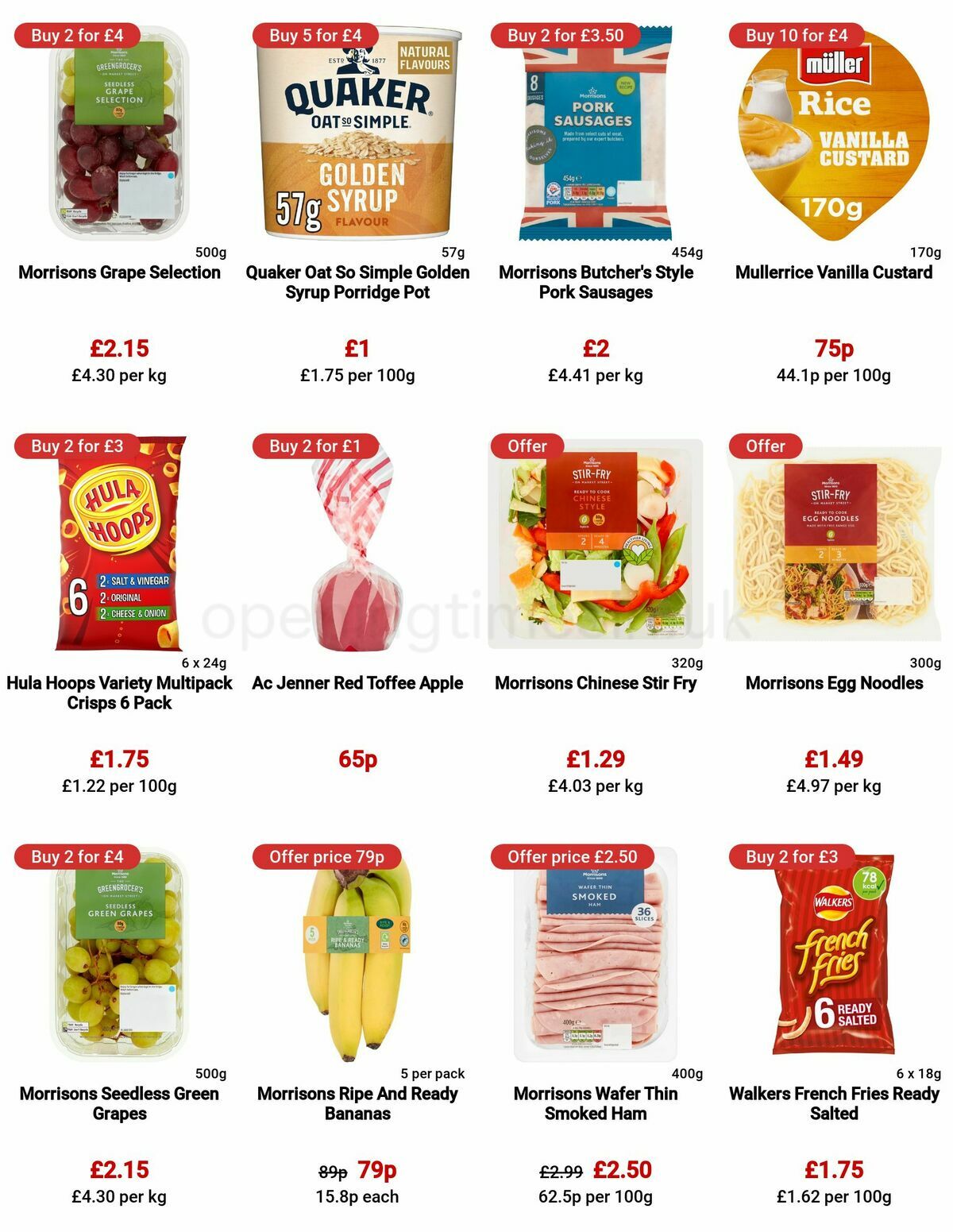 Morrisons Offers from 25 October