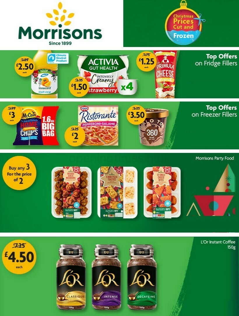 Morrisons Offers from 6 December