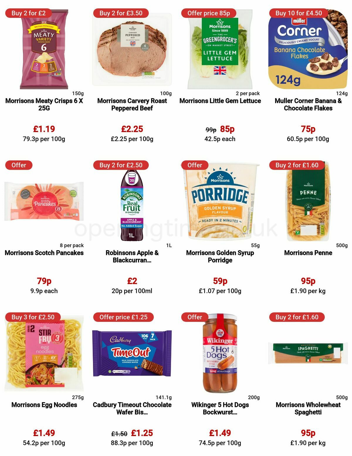 Morrisons Offers from 21 March