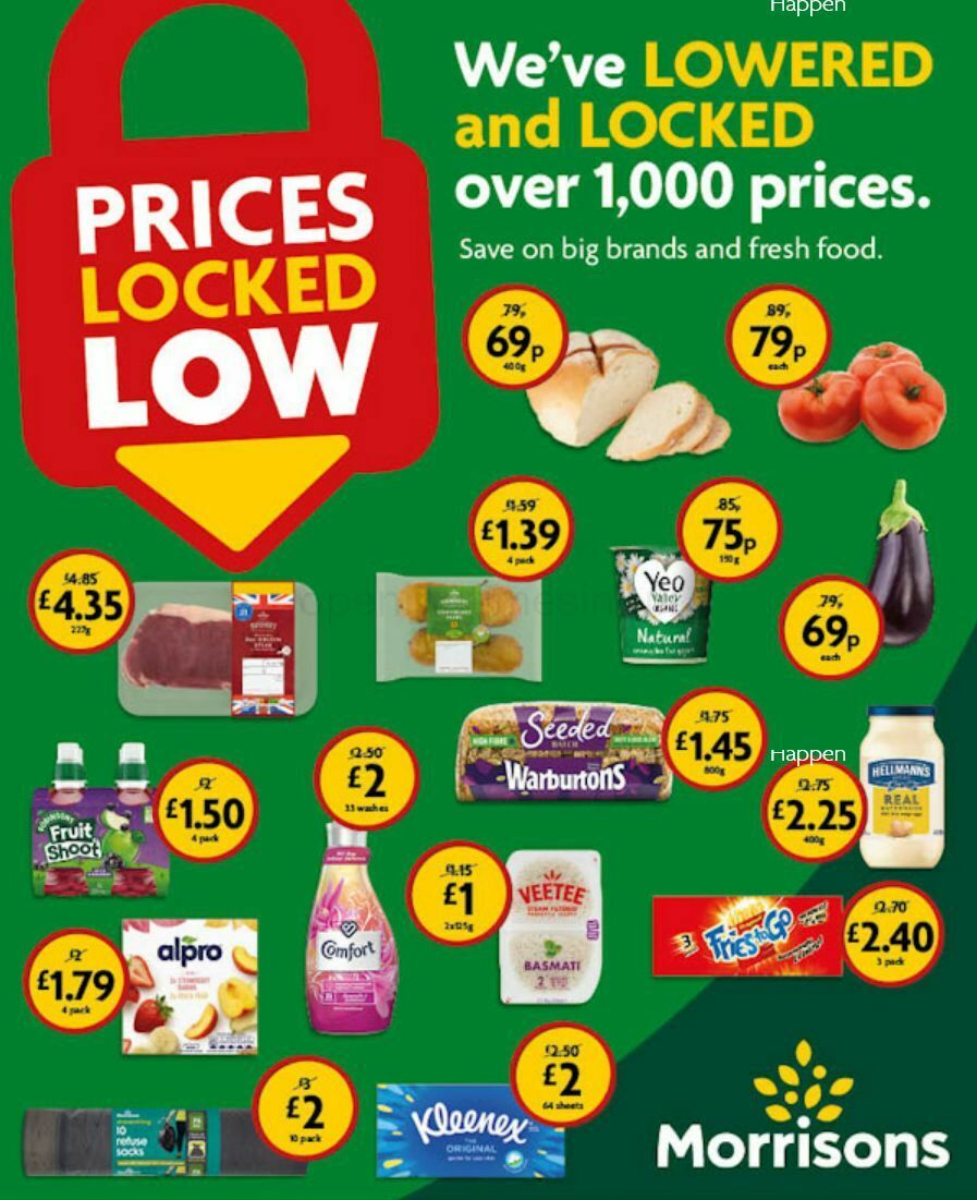Morrisons Prices Locked Low Offers from 5 April