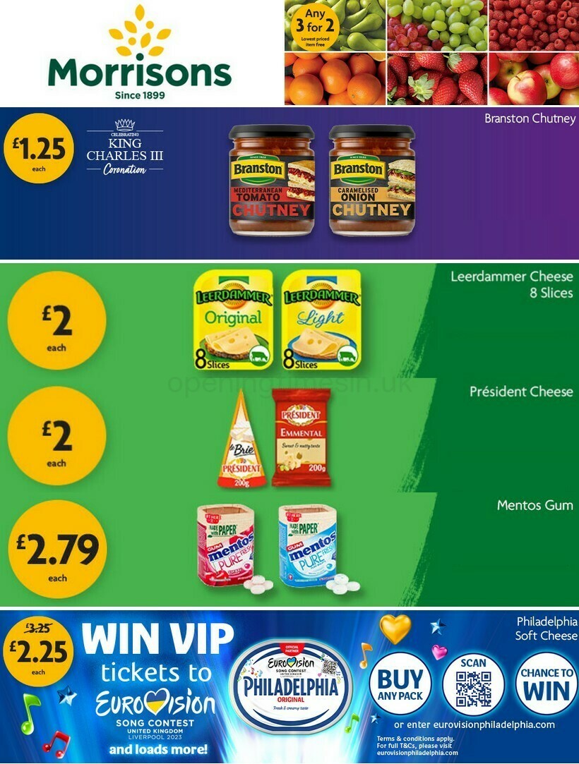 Morrisons Offers from 25 April