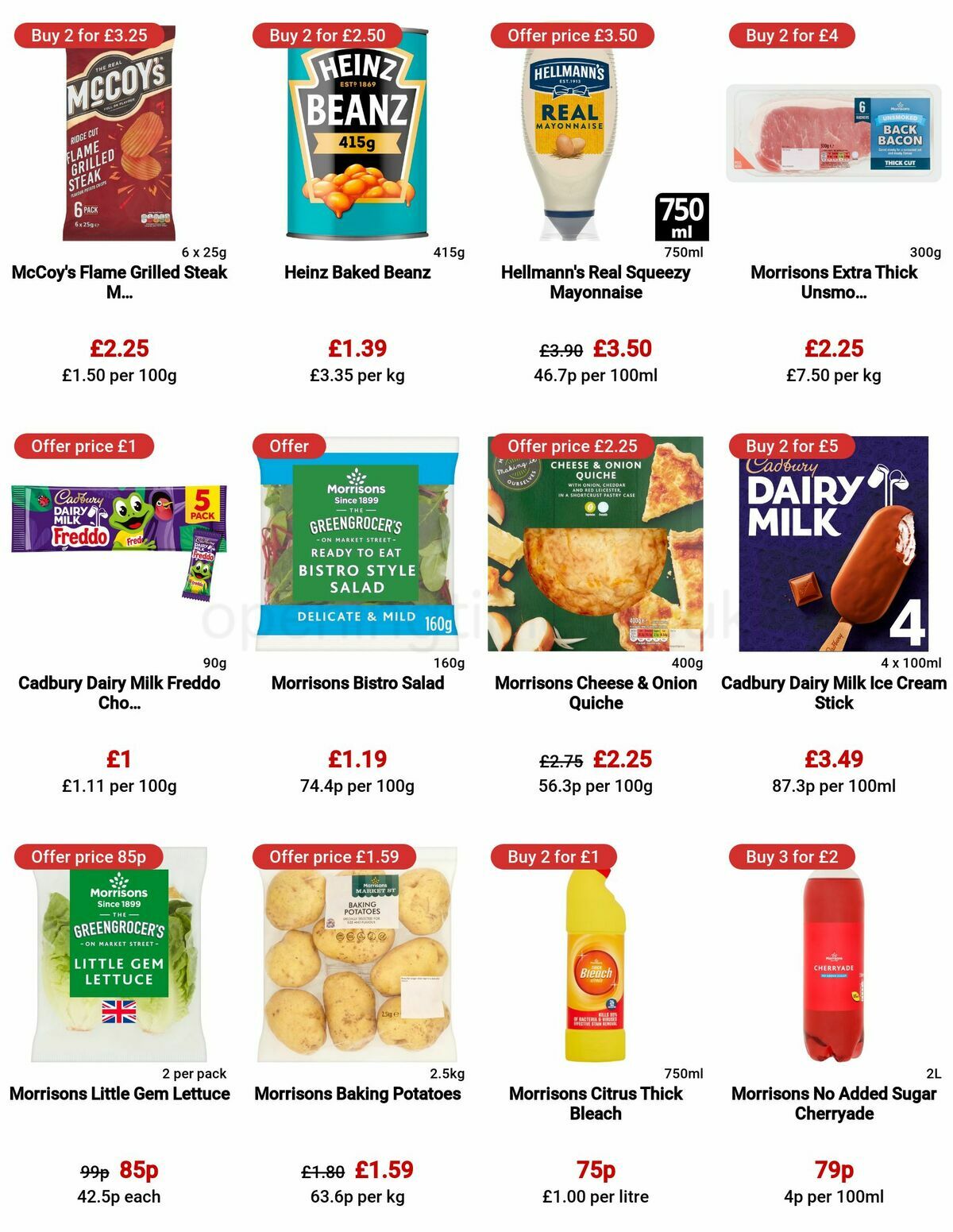 Morrisons Offers from 25 April