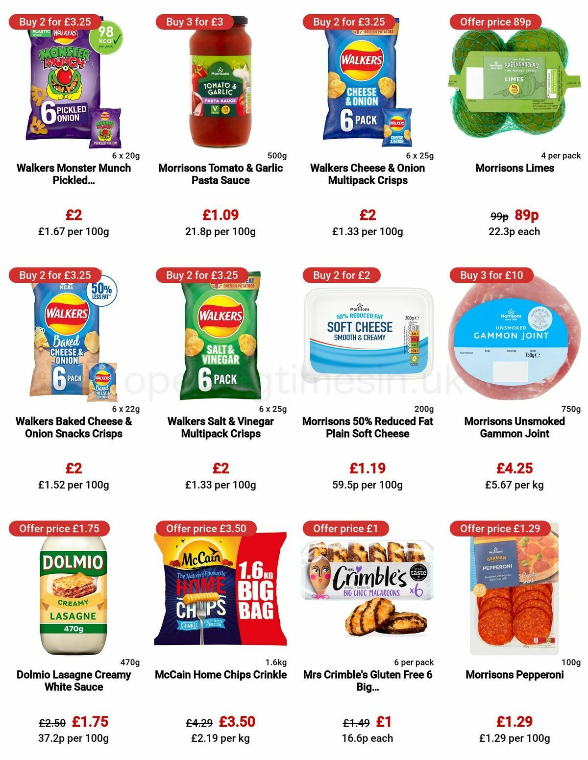Morrisons Offers from 25 April